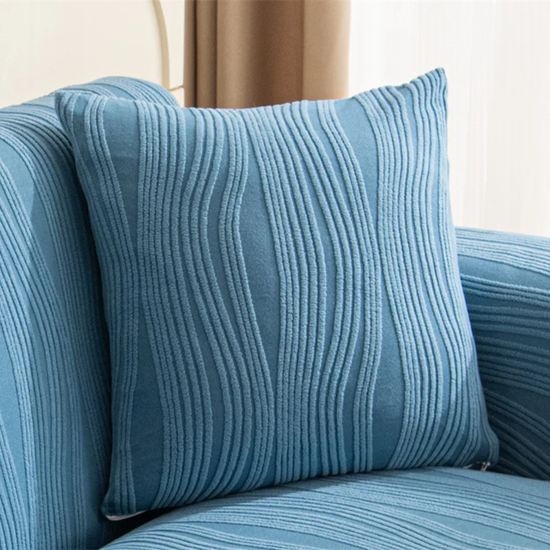 High Quality Jacquard Throw Pillow Cover Thicken Soft Spandex Backrest Cushion Cover 35/40/45/50 Multi-size Square PillowCover