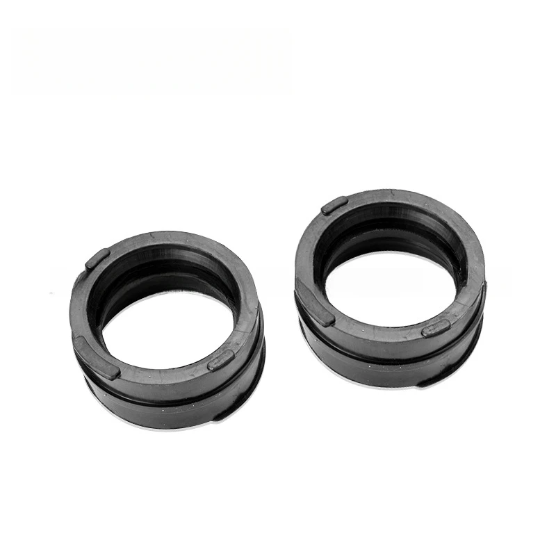 Carburetor Intake Manifold Interface Rubber Joint High-Sealing 2Pcs For Honda Motorcycles Compatible with VT250/VTR250/VTZ250