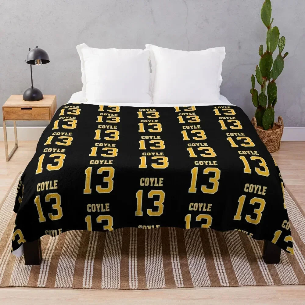 Charlie Coyle Black Throw Blanket Single Designers Blankets