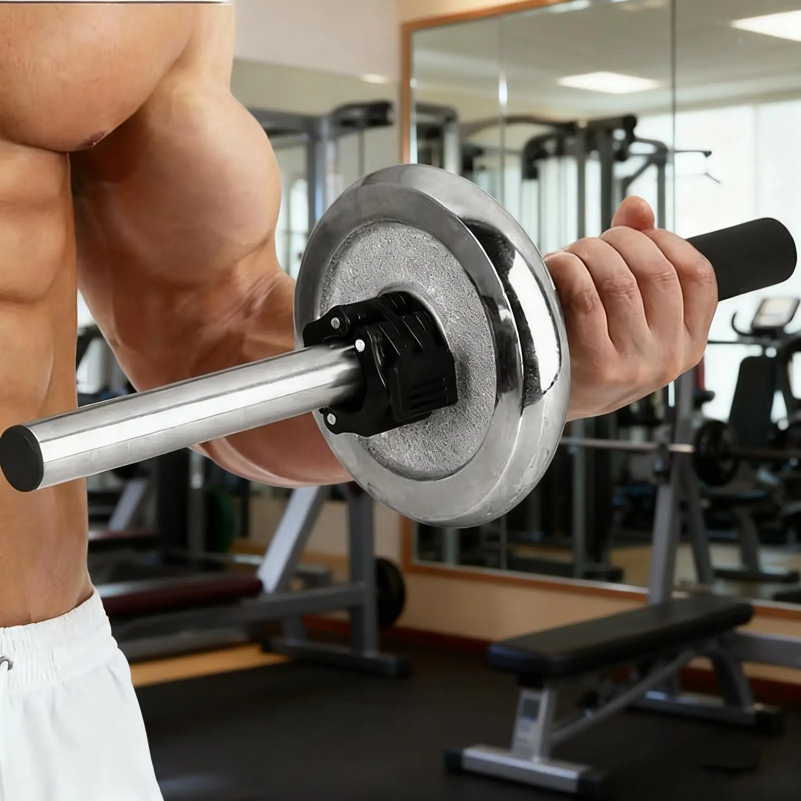 

Dumbbell Handles Wrist Bar Exerciser Equipment Adjustable Forearm Strengthener For Women Men Home Workplace Gym Fitness Daily