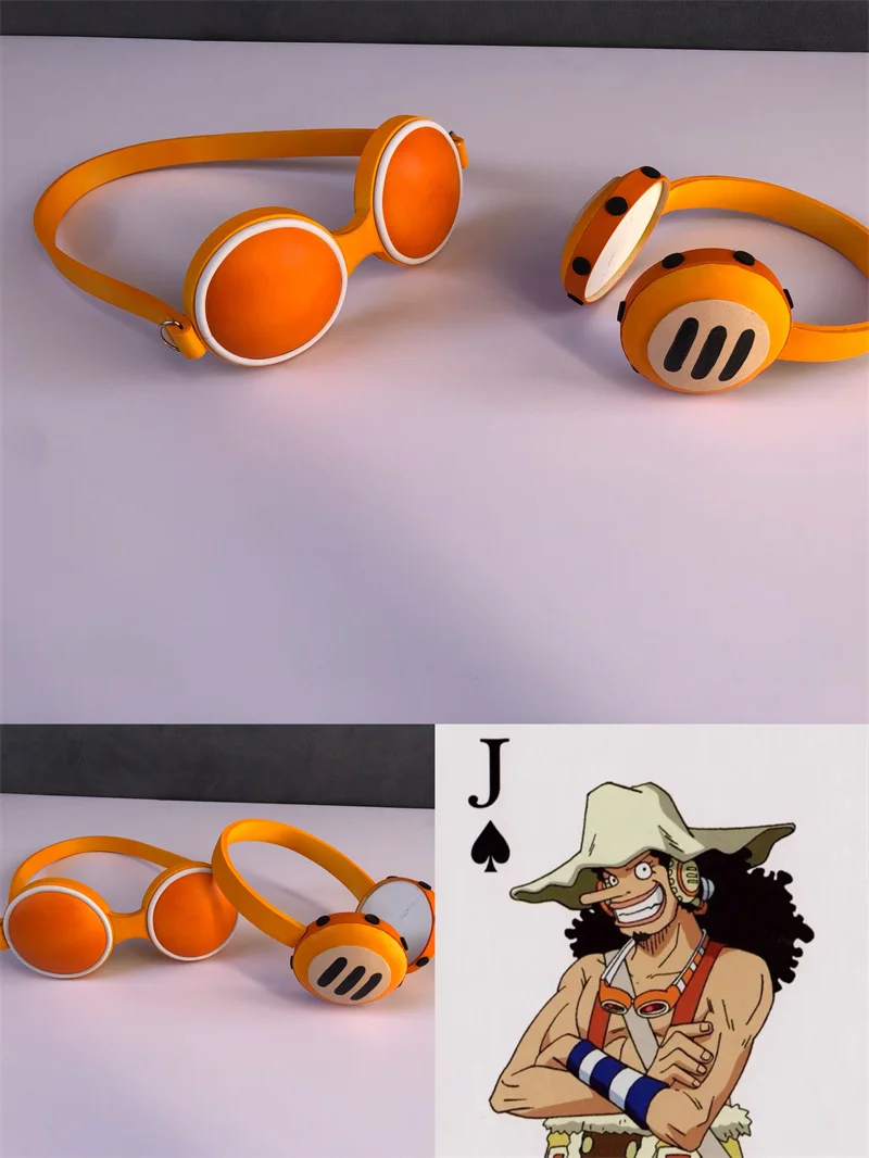 

Wano Country Arc GOD Usopp Headphones Glasses Sogeking Cosplay Props Costume Accessories Halloween