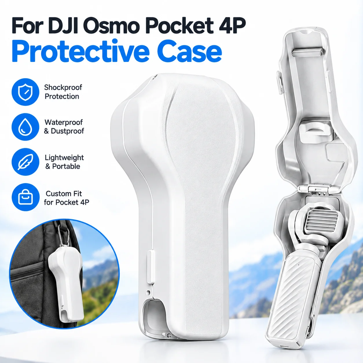 Travel Vlog Accessories - Funda protectora de cuerpo completo con