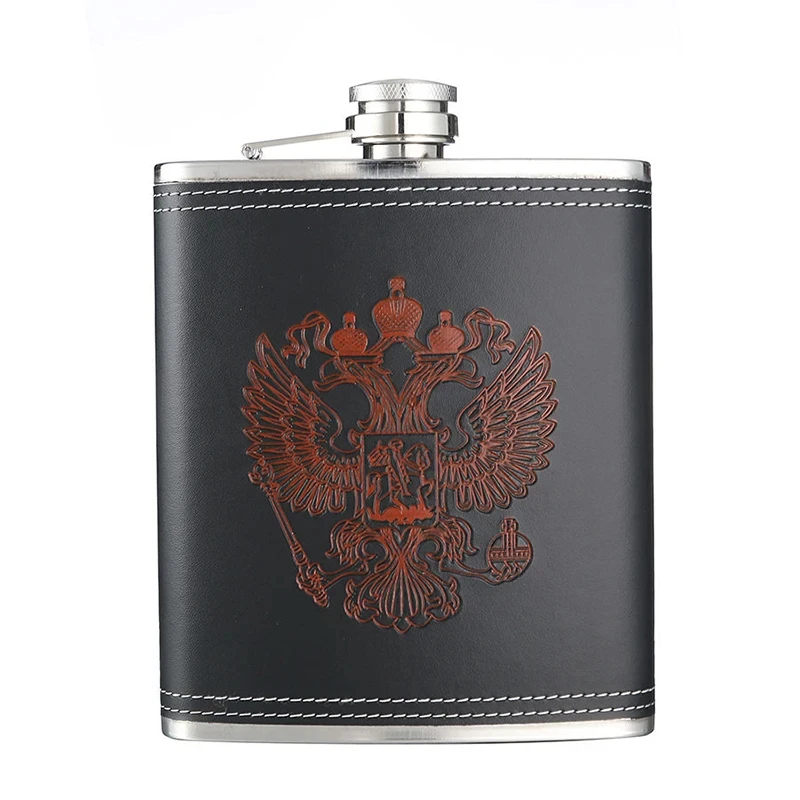 8 Oz Hip Flask Set Stainless Steel Drinking Flasks with Funnel 2 Cups Portable Whiskey Flask Bottle for Hiking Climbing Gift Box