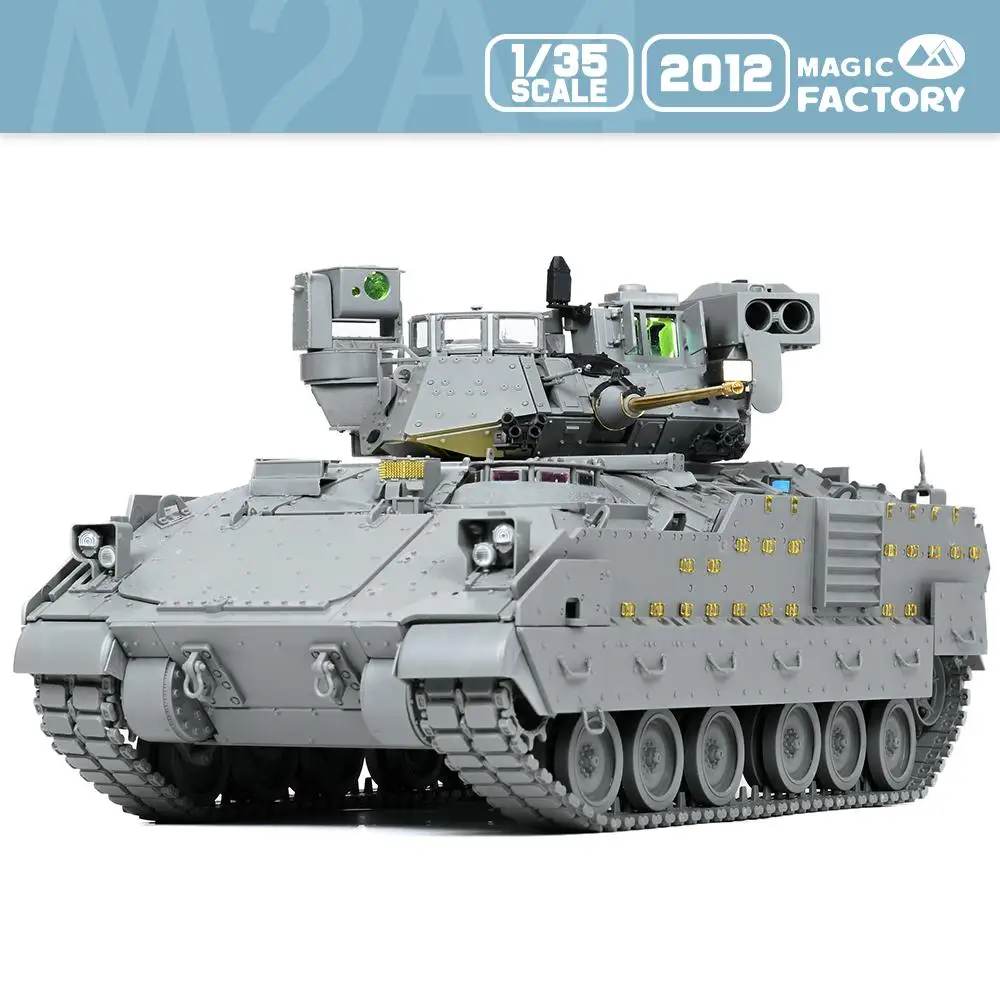 MAGIC FACTORY Assemble plastic model kit 2012 1/35 Scale M2A4 Bradley IFV With CVTESS Model KIt
