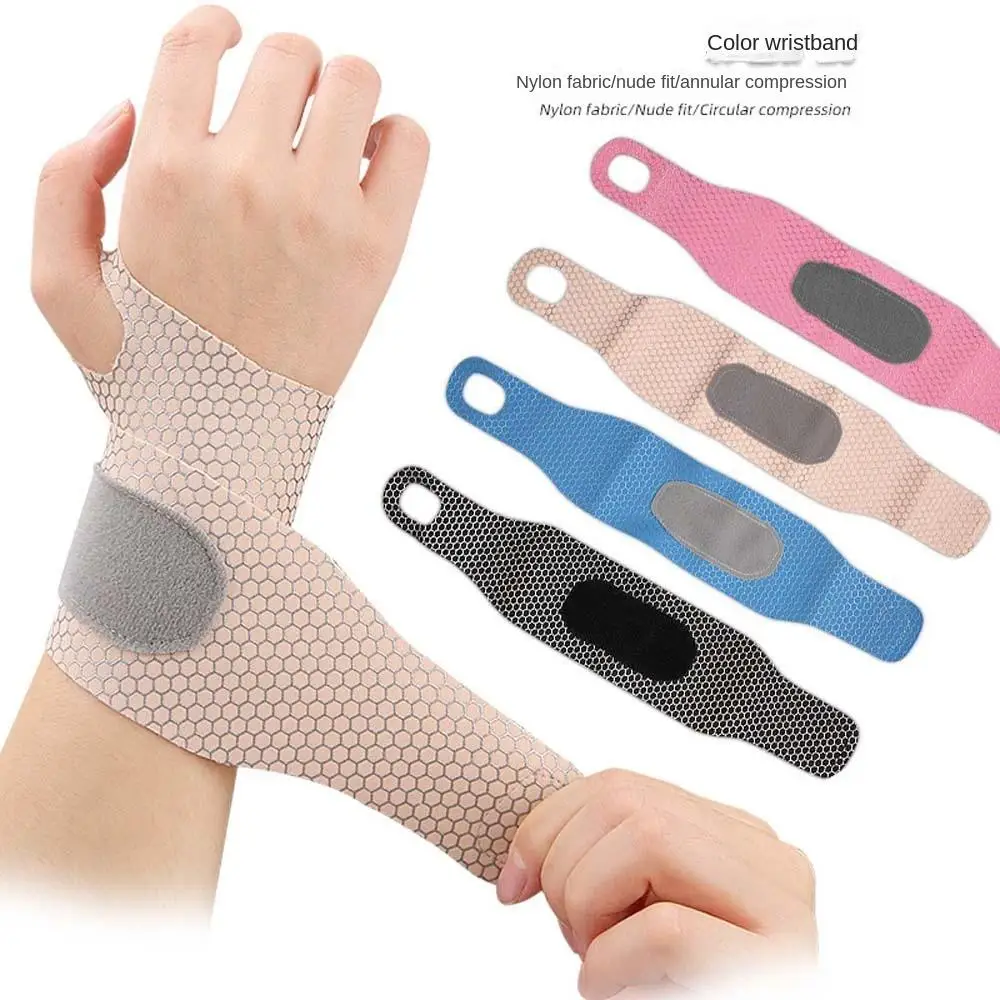 

Adjustable Ultra Thin Wrist Brace Hand Protectors Brace Carpal Tunnel Wrist Support Band Compression Pain Lycra Outdoor