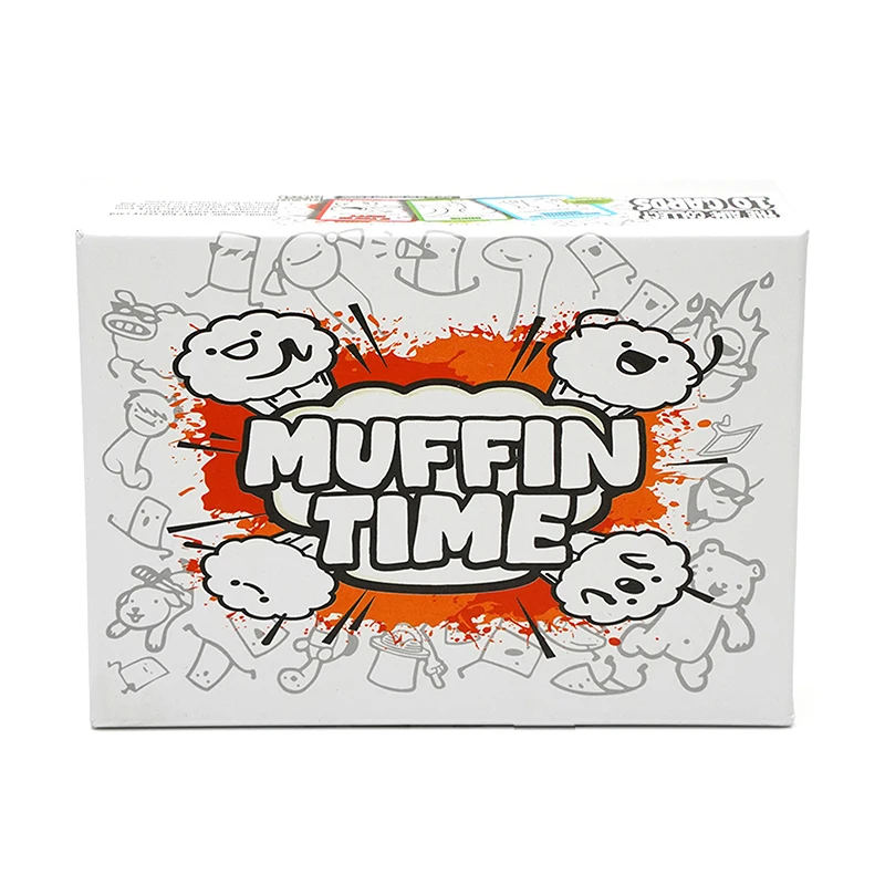 Muffin Time -A Very Random Party Card Game with 200Pcs Card- Night Unique Cards Quick To Play Suitable For 2 To 8 Player