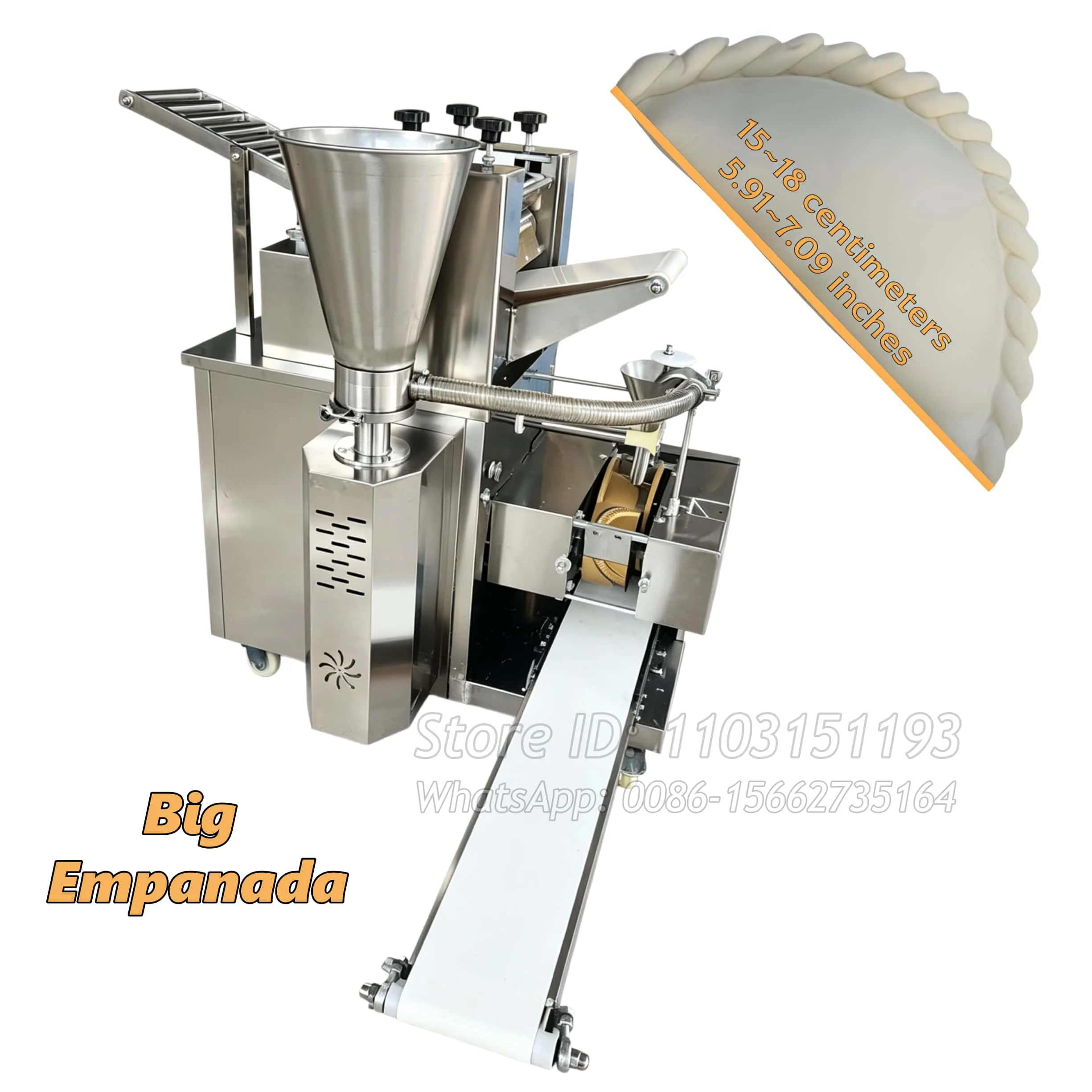 Máquina Comercial para Hacer Papad, Momo, Empanadas Grandes, Samosas, Curry-Puff, Pelmeni, Ravioli, Tortellini, Karipap, Dumplings y Patti