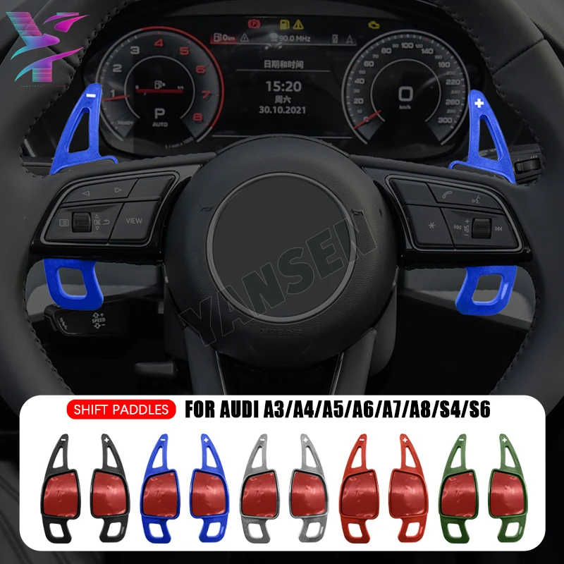 

Shift Paddle For Audi A3 A4 A5 A7 A8 S3 S4 S5 S6 S7 2020 2021 Car Steering Wheel DSG Shifter Extension