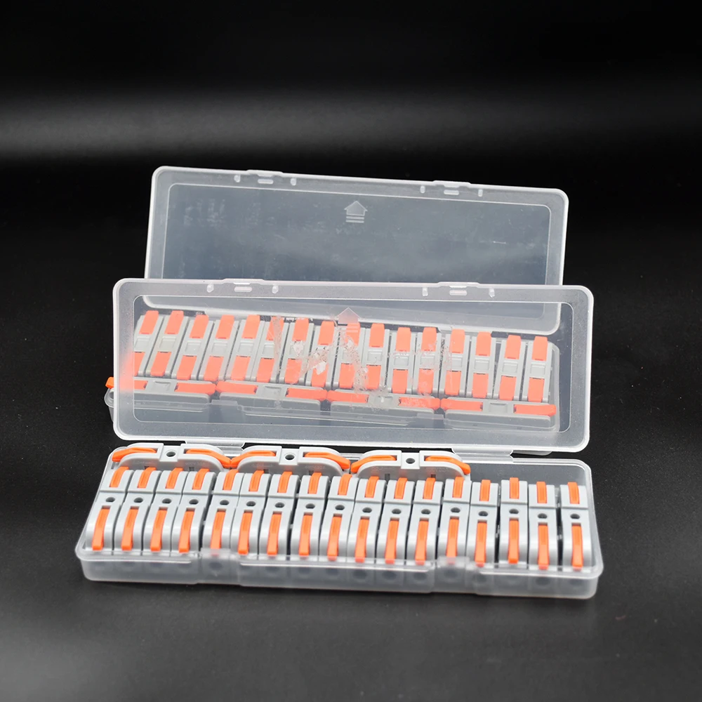Quick Splicing Multiplex Butt Wire Connector Compact Electrical Cable Terminal Block Home Wiring Connectors Junction Box