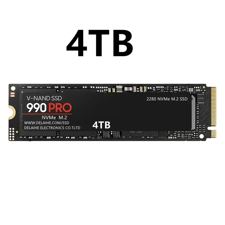 SSD High Speed 990 PRO PCIe 4.0 NVMe 4.0 M.2 2280 1 TB 2 TB 4 TB SSD Interne Solid State Festplatte für Laptop PC PS4