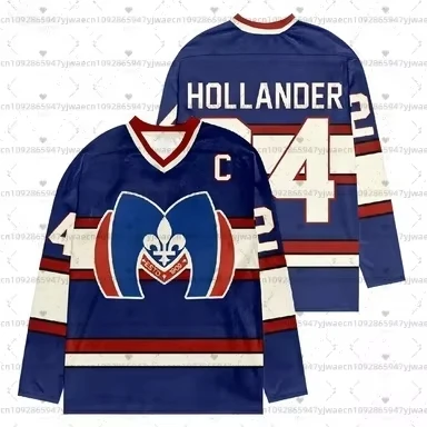 Beheiztes Rivalry Hockey Fan Style T-Shirt mit kurzen/langen Ärmeln für Herren und Damen mit Rozanov 81 Hollander 24, Sweatshirts für Erwachsene/Kinder, Oberteil – Detail 12