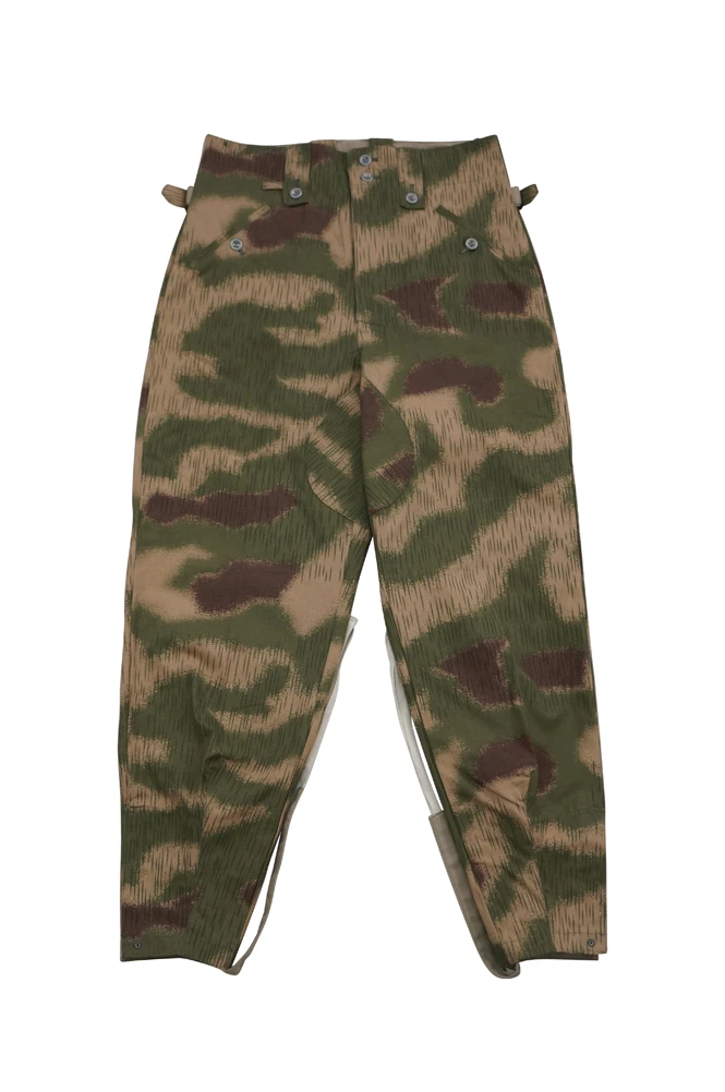 Pantalones de Camo M43, pantalón de campo GUCB-014 WWII German Heer Marsh Sumpfsmuster 44