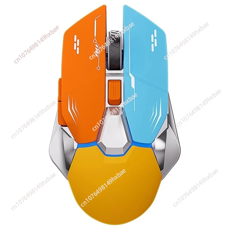 

Мышь беспроводная перезаряжаемая mecha бесшумная крутая игра киберспорт офис ноутбук настольный унисекс