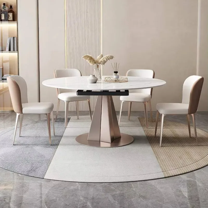 Italian Popular Style High End Dining Table Modern Light Luxury Creative Dinner Table Stone Square Dinner Table For Dinning Room