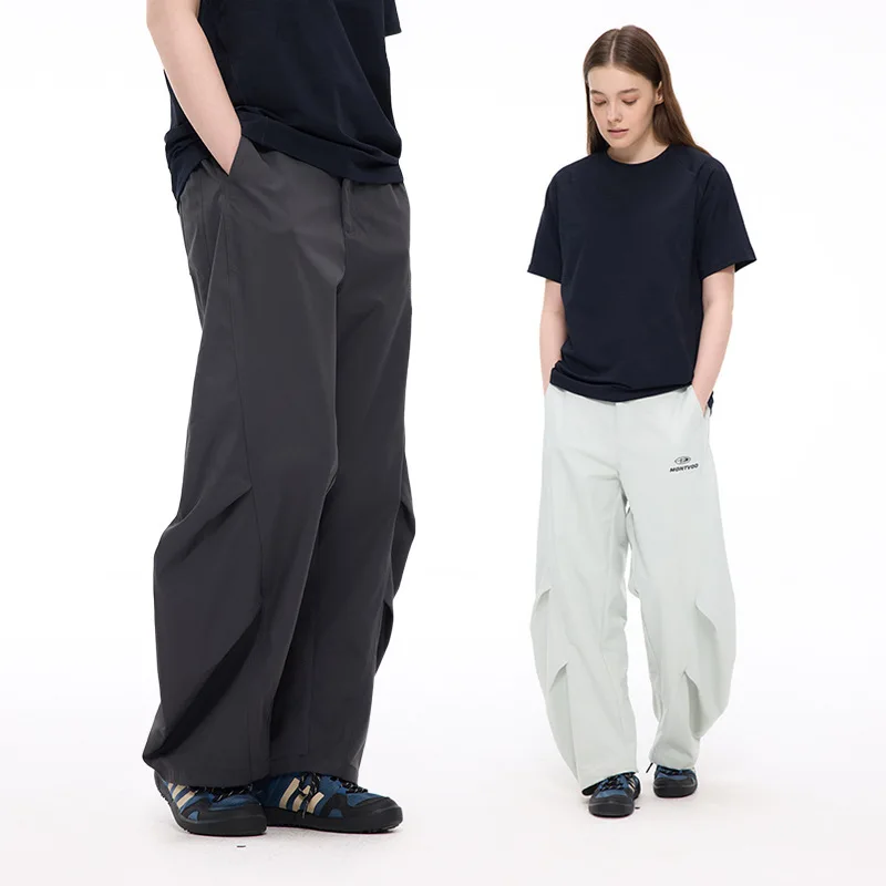 Scimitar مطوي المظلي السراويل وظيفية المشي لمسافات طويلة في الهواء الطلق مقاوم للماء فضفاض عادية وسراويل أنيقة السراويل البضائع للجنسين 5X3F