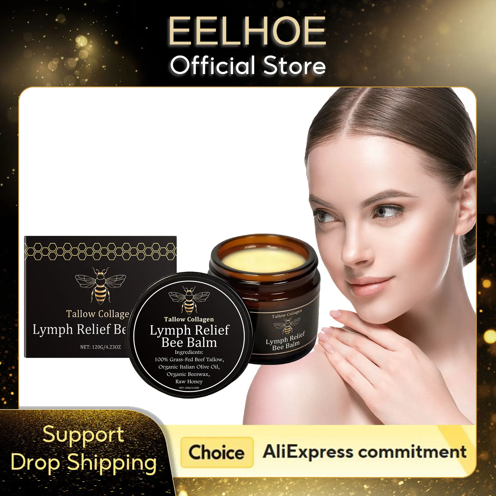 

Beef Tallow Cream Deeply Nourish Moisturizing Skin Enhance Natural Radiance Organic Grass-Fed Beef Tallow Balm with Raw Honey