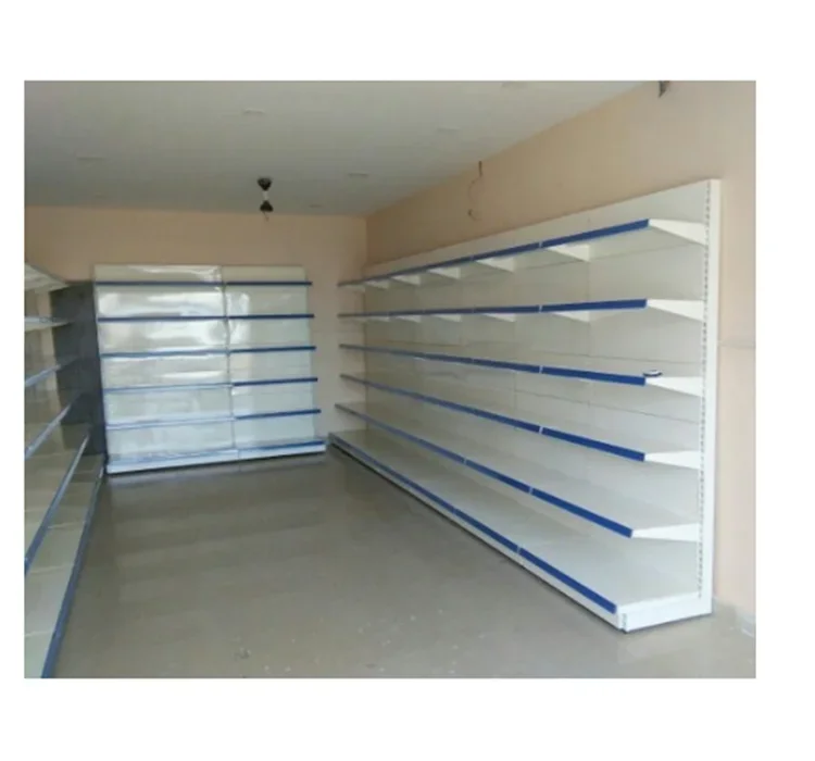 Double/Single Side Supermarket Shelving Steel Shelves Supermarket Rack Display