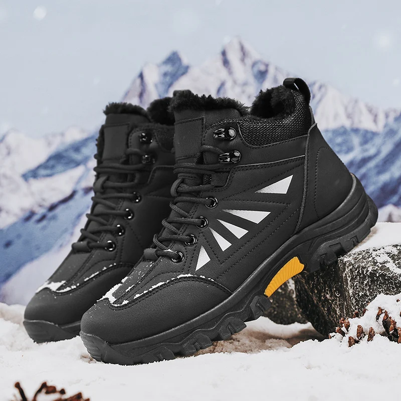 

Men Shoes Winter Casual Shoes Lace Up Hiking Boots Men Outdoor Shoes For Man