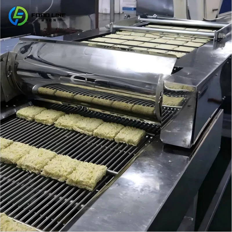 Auto Instant Noodle Processing Line Adjustable Weight Width Custom Size Production Custom