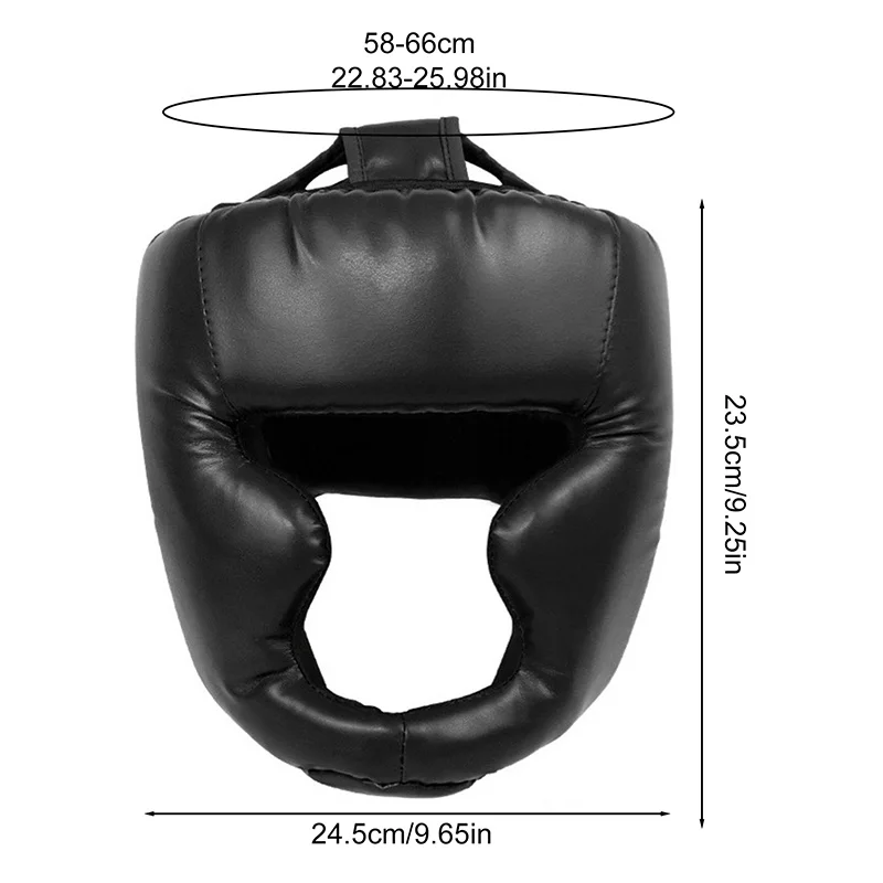 Full-Covered Thickened Boxing Helmet Men Women Adult Karate Muay Thai Training Head Protector Gym Equipment Taekwondo Head Guard