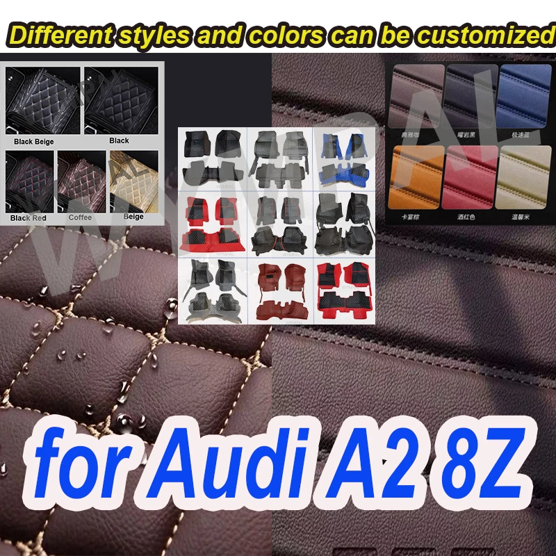 

LUXURY Автомобильный коврик для Audi A2 8Z 2000 ~ 2005 5-местный водопроводный коврик Автомобильные коврики Напольный ковер Кожаный коврик Coche Автомобильные аксессуары Интерьер