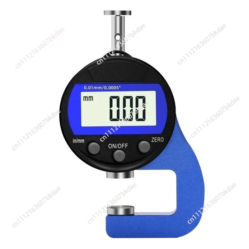 Digital Micrometer Thickness Gauge High Precision Caliper for Film Paper Plastic Metal Glass Rubber Coating Measurement Tool