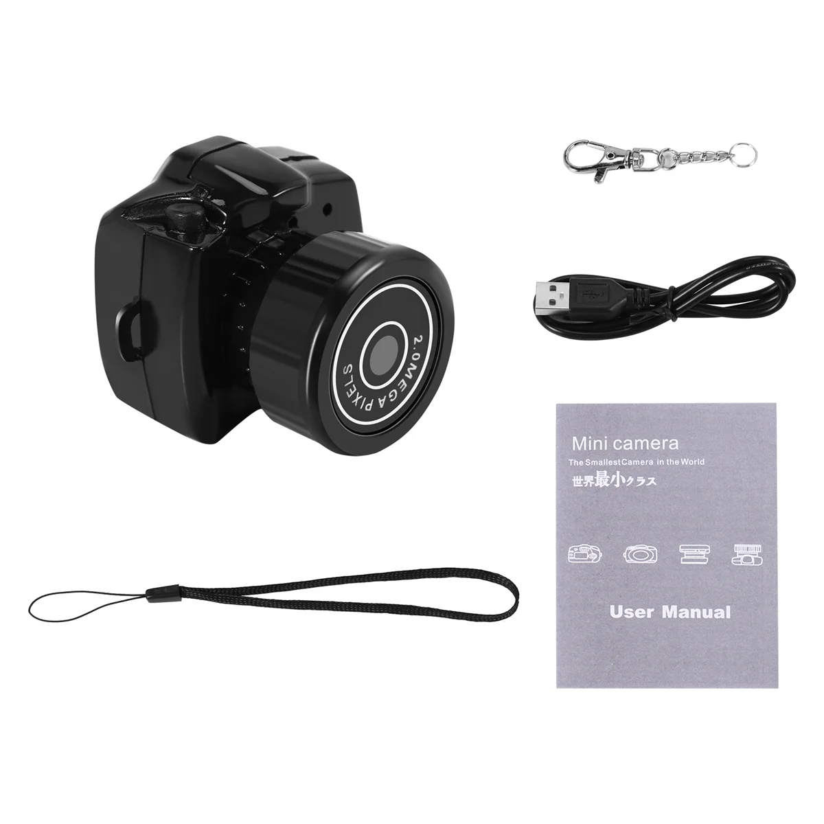 Kleine Mini Camera Hd Video Audio Recorder Webcam Y2000 Camcorder Kleine Secret Nanny Auto Sport Mini