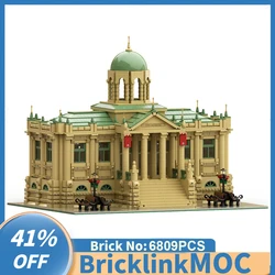 NEW 6809PCS Hot Selling City Street View MOC Modular world Building Roman History Museum DIY creative ideas childToy Gift Blocks