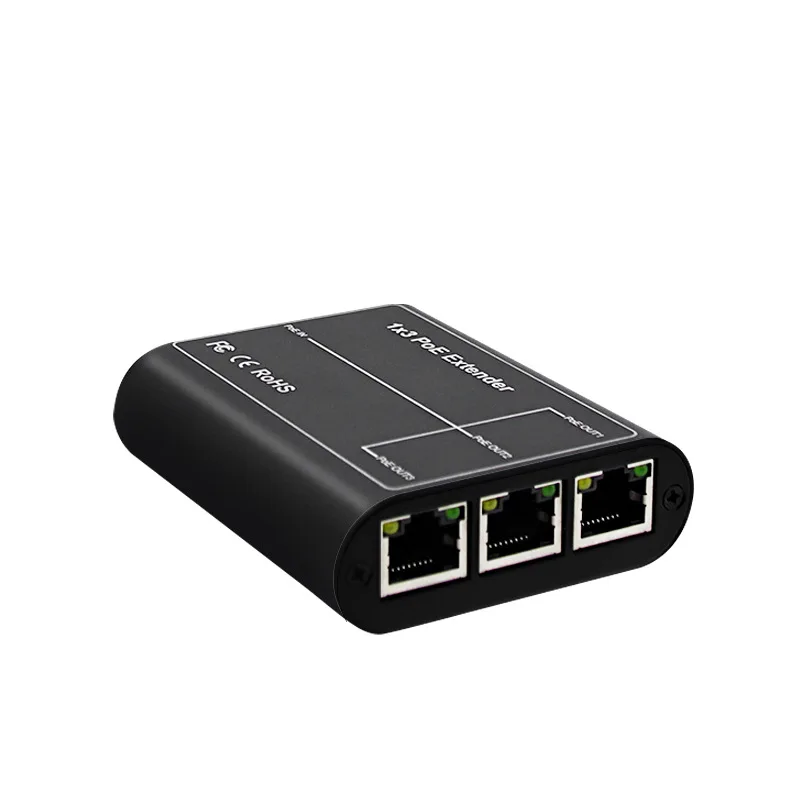 rede poe sinal gigabit poe extender ethernet repetidor para camera de sistemas de seguranca ieee8023af at 30w 01