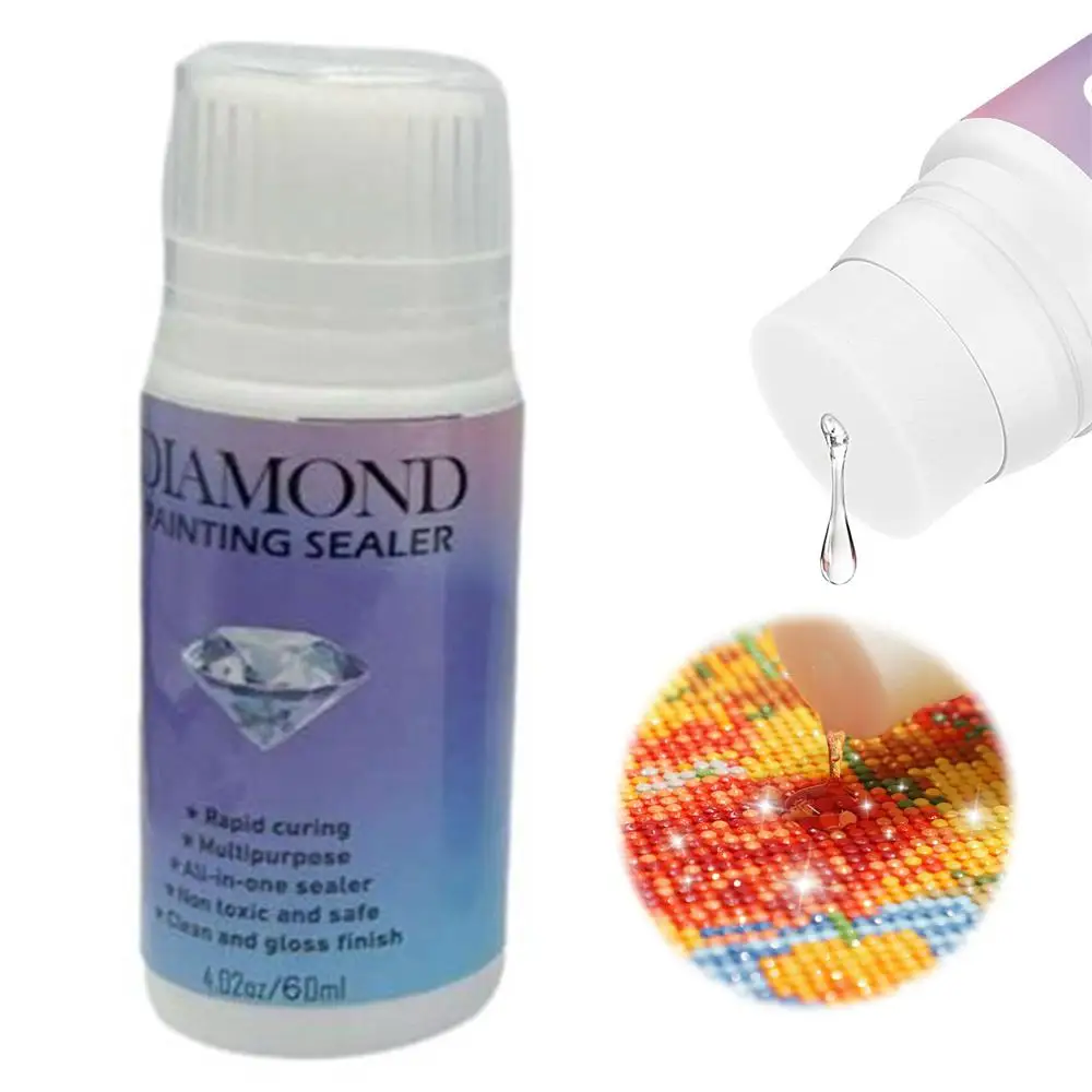 

Diamond Paintings Sealer Glue Protection Surface Fixing DIY Diamond Mosaic Cross Stitch Special Glue Safe Non-toxic Fast Drying
