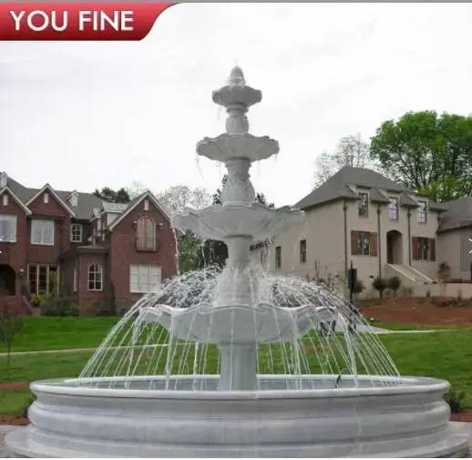 Maßgeschneiderter berühmter Marmorstatuenbrunnen