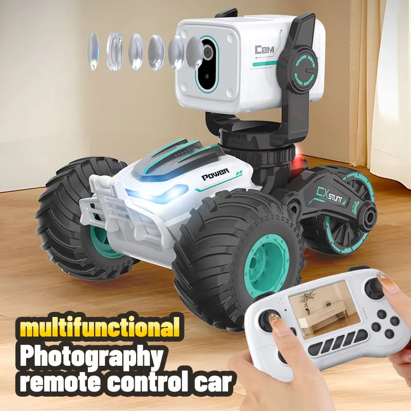 

RC CAR With HD Camera Photography Vehicle High-Definition Video Dialogue Remote Control Car Intelligent Toys For Children's Gift