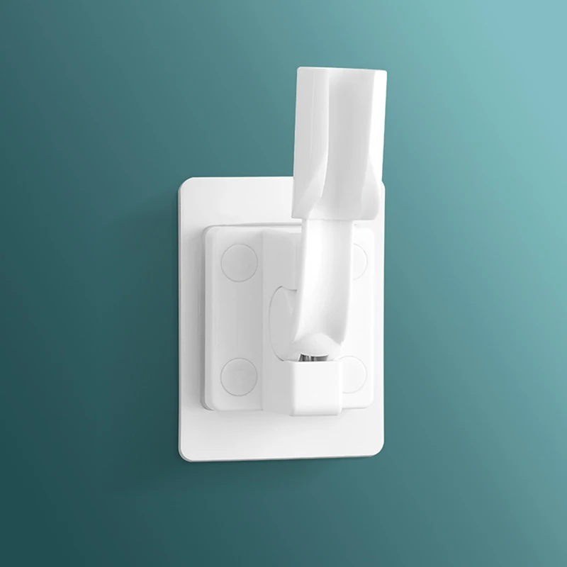 Adjustable Shower Bracket Fixed Base Universal Wall MountedShower Head Holder Handheld Sprayer Fixed Base Support For Bathroom