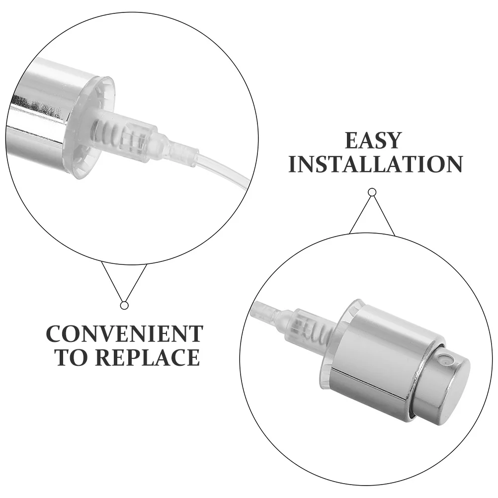 15 قطعة زجاجة عطر البخاخ الفضة البلاستيك رأس المضخة استبدال رذاذ فوهة مجموعة DIY بها بنفسك العطر ضباب موزع الملحقات
