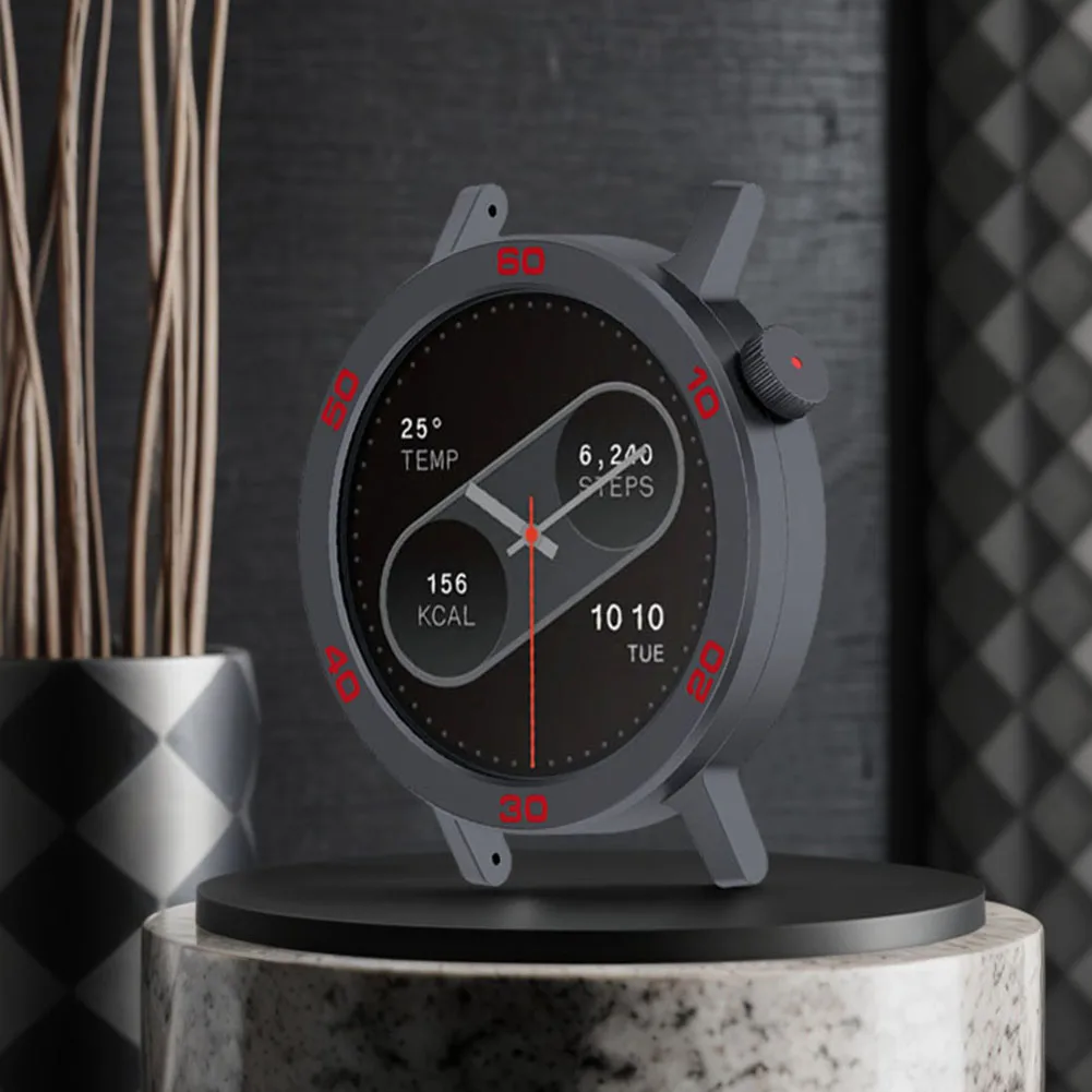 Bisel Metálico Protector de Reloj, Correa, Cubierta, Protector de Pantalla de Vidrio Templado, Bisel Metálico para Reloj CMF Watch Pro 2