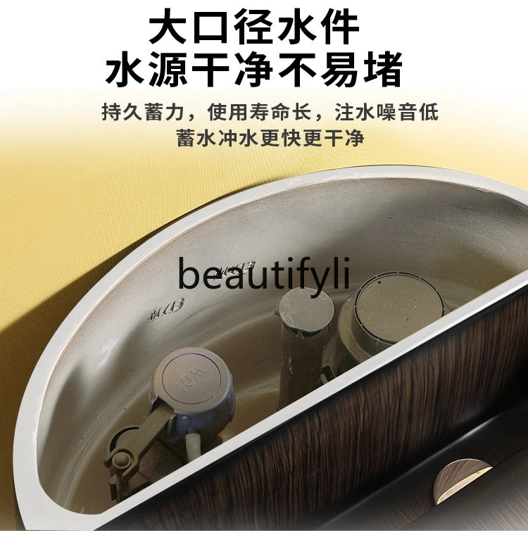 Stone pattern toilet ceramic creative personality colored egg toilet water saving high impulse