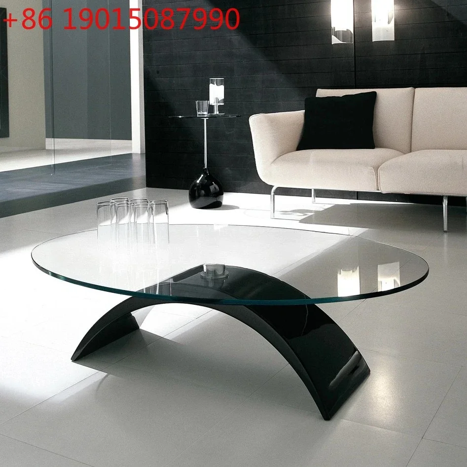 

Italy TONINCASA Bauhaus coffee table minimalist light luxury tempered glass coffee table