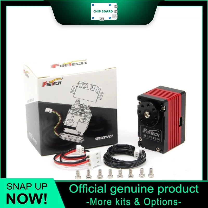 

Feetech HL-3915-C001 12V High-Torque Servo 14.2kg.cm Precision Gear for Robots