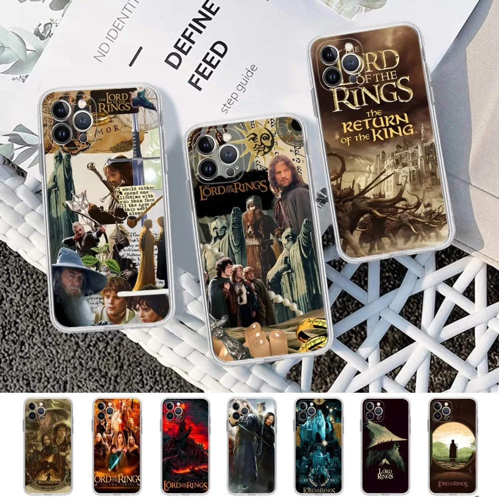 Movie R-Rings Of The L-Lords Phone Case For iPhone 15 14 11 12 13 Mini Pro XS Max Cover 6 7 8 Plus X XR SE 2020 Funda Shell