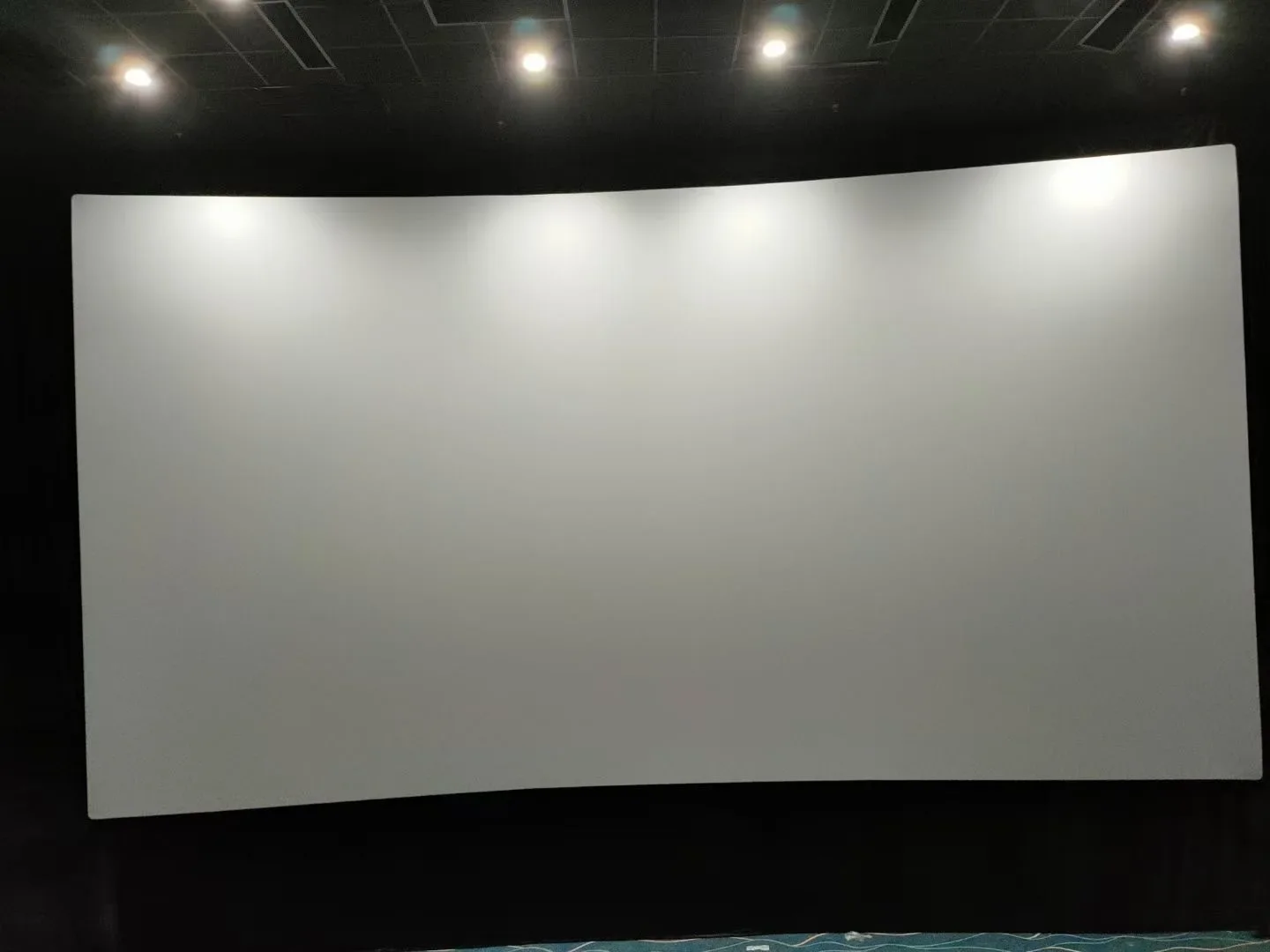 Custom 0.5mm Acoustic Sound Transparent  3D Screen with 3D Silver Weaving Perforated Fabric Acoustical Sound Projector Screen