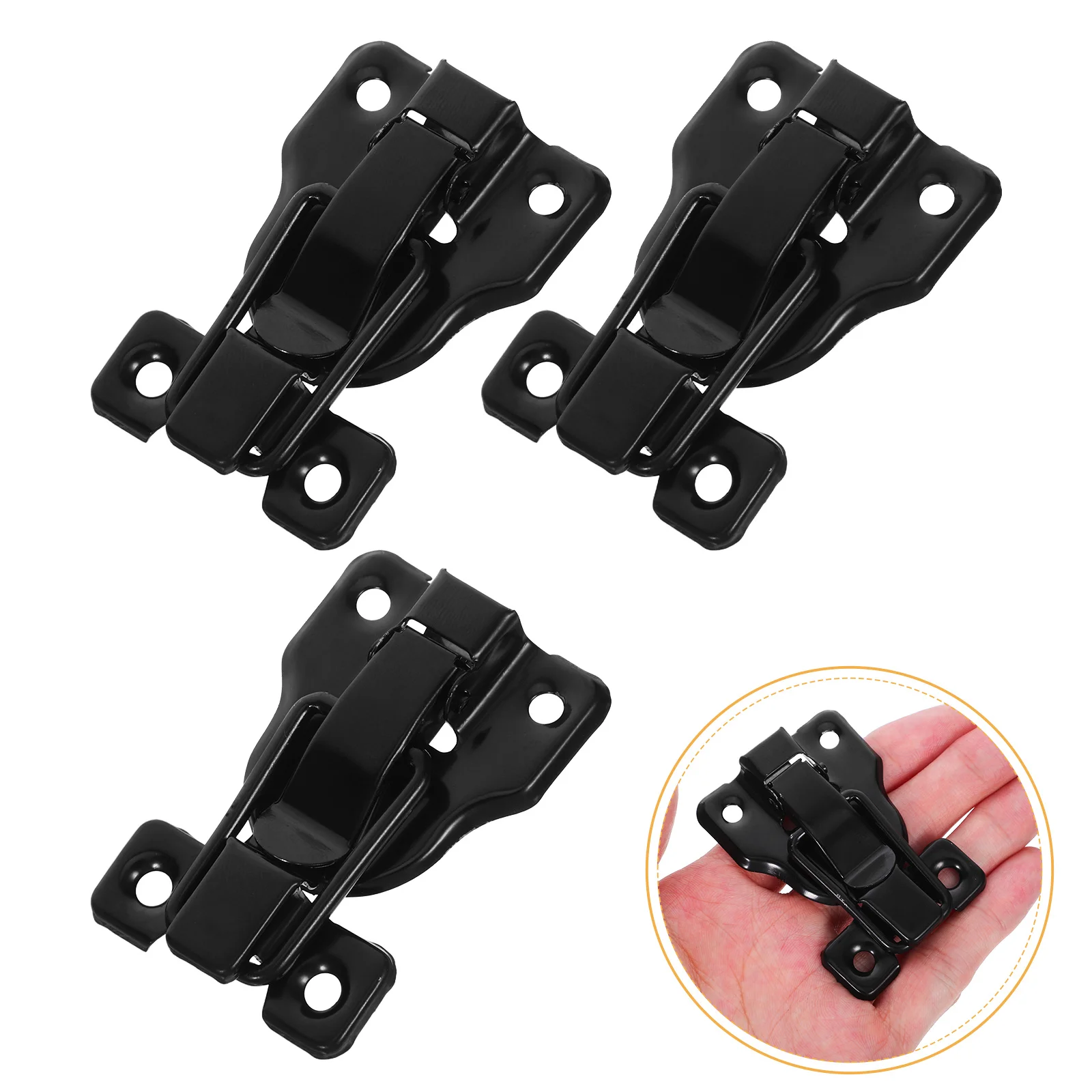 

6Pcs Duckbilled Hasp Latch Durable Construction Elegant Appearance Decorative Box Latch for Various Uses Metal Latches Hardware
