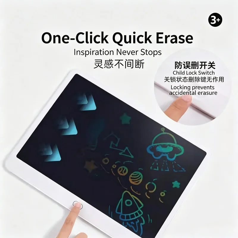 16 Inch LCD Drawing Writing Tablet Kids Doodle Handwriting Pad Painting Toy Gift For 3-8 Years Boys Girls