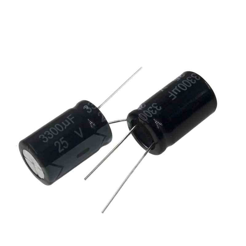 5 pces 3300uf 25v 3300mfd 25wv 13*25mm alumínio capacitor eletrolítico radial