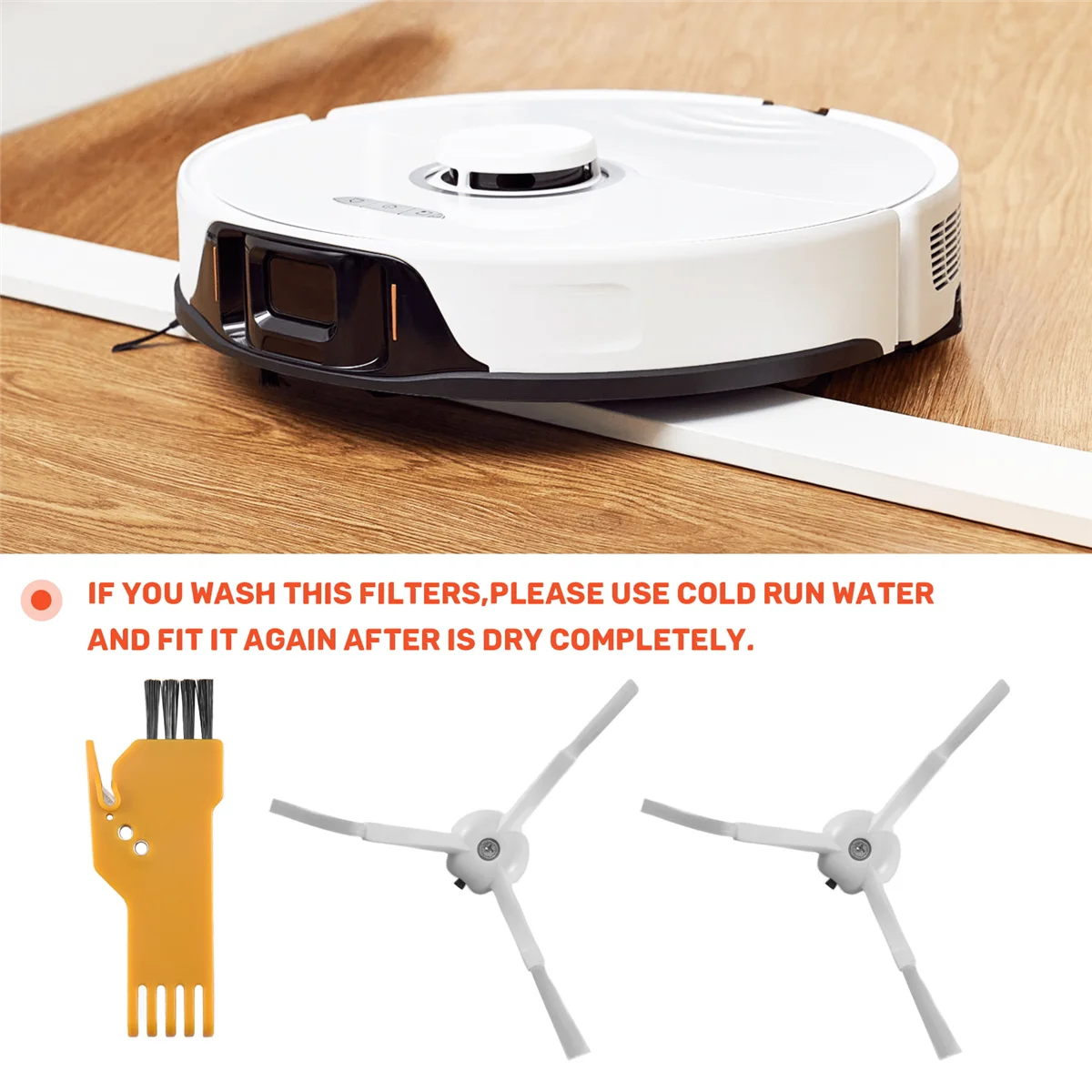 ملحق لشاومي Roborock S50 S51 S55 S5 Xiaowa Mi Mijia E25 C10 قطع غيار بديلة للمكنسة الروبوتية BAAN