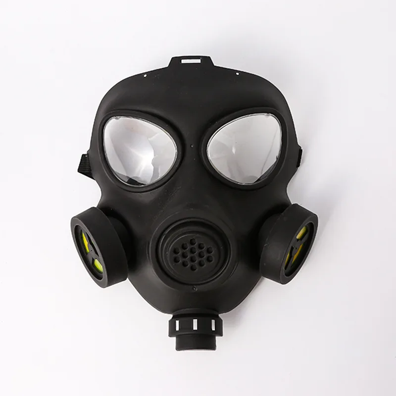 Halloween Props Resident Evil Sweating Anti-fog Double Wind Drum Gas Mask Real CS Field Mask