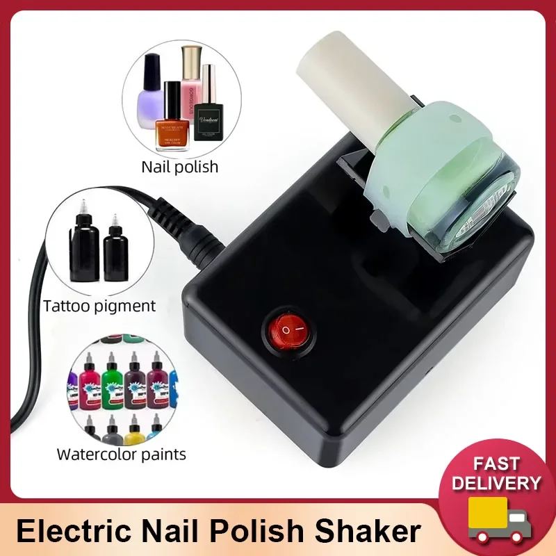 

Electric Nail Polish Shaker Tattoo Ink Pigment Shaking Mixer Nail Polish UV Gel Paint Liquid Bottle Anti-Caking Shaking Machine