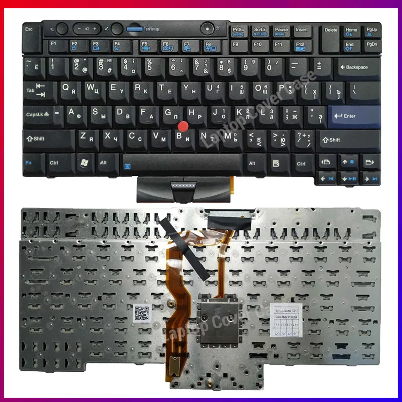 NEW For ThinkPad T410 T420 T510 T520 W510 W520 X220 X220S X220T X220 US/Russian Keyboard
