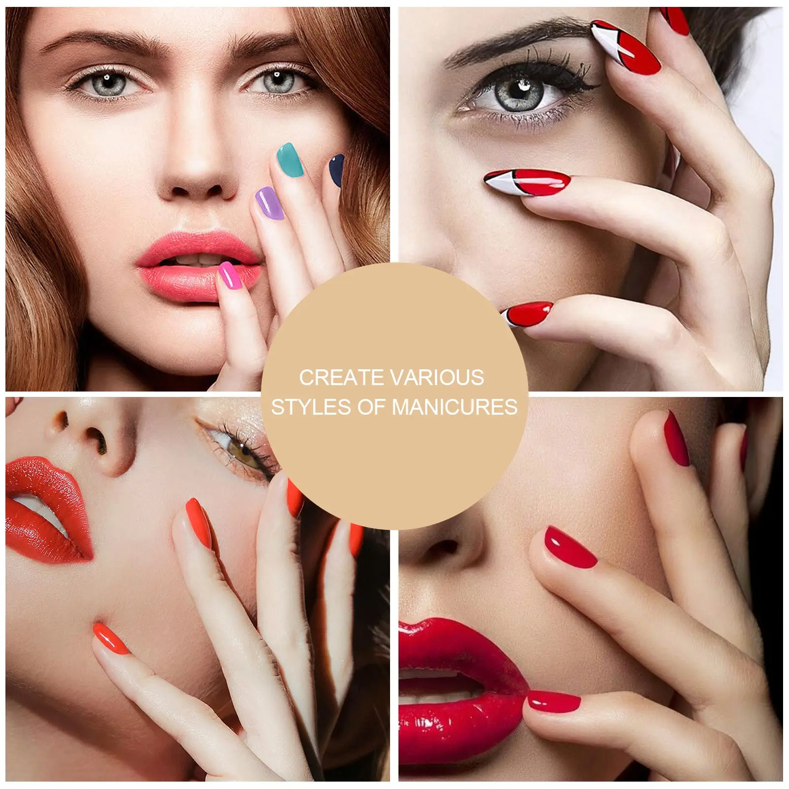 Keimeis-pincel para uñas acrílicas 100% Kolinsky, pinceles acrílicos para uñas, tamaño 10, forma engarzada ovalada, aplicador Acrílico