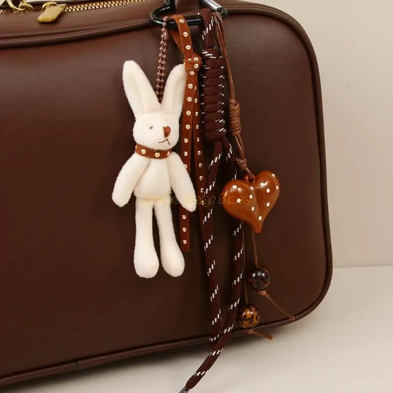 X90D حبل مضفر حقيبة سلسلة مفاتيح سحرية موضة حقيبة الزخرفية الملحقات لحقيبة اليد ، حقيبة الظهر الديكورات الجمالية سلسلة المفاتيح #5