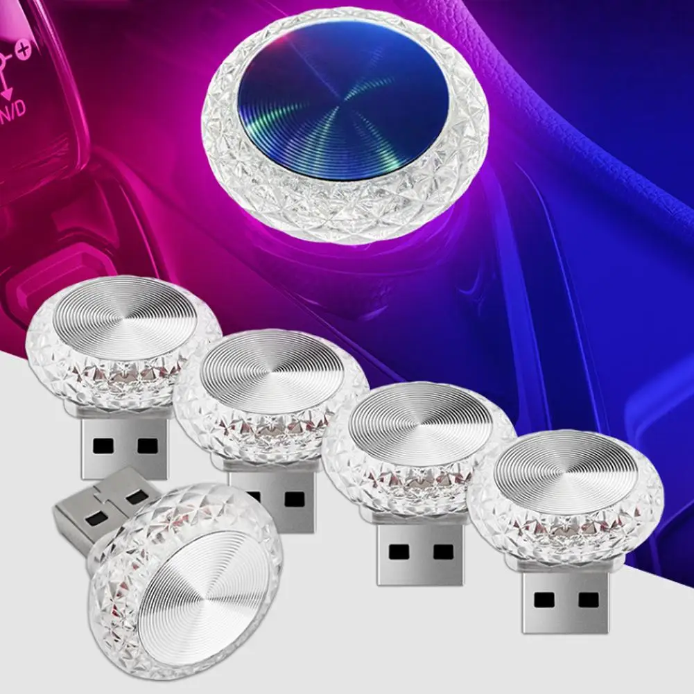 

Car Ambient Light USB Decorative Atmosphere Lamp for Auto Interior Computer, Plug and Play Portable Mini Atmosphere Lamps